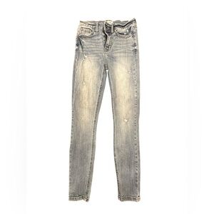 Studio Blue Distressed Skinny Jeans- Like New